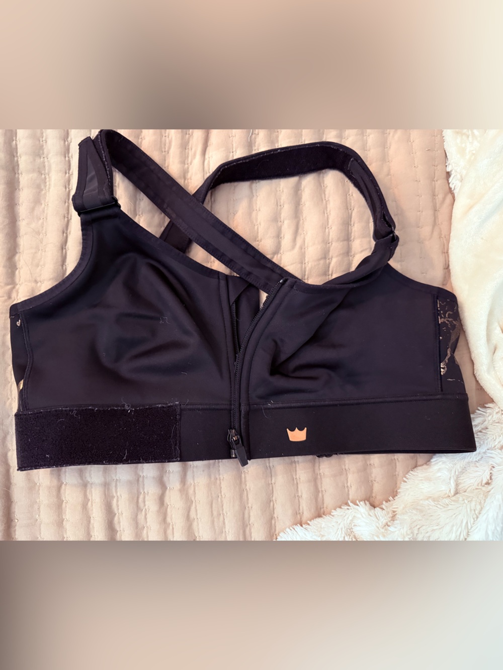 SHEFIT Black Sports Bra 1Luxe